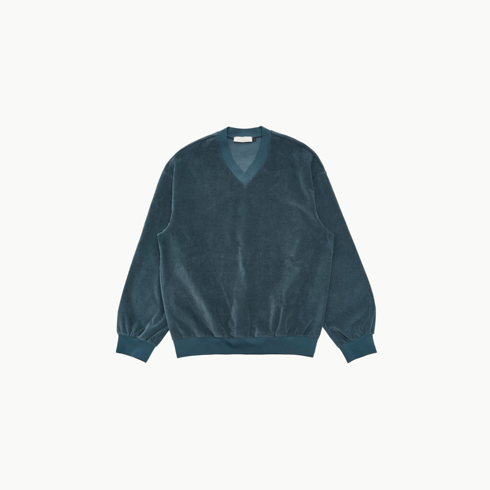 아모멘토(AMOMENTO) VELVET V-NECK PULLOVER (3COLORS) - 사이즈