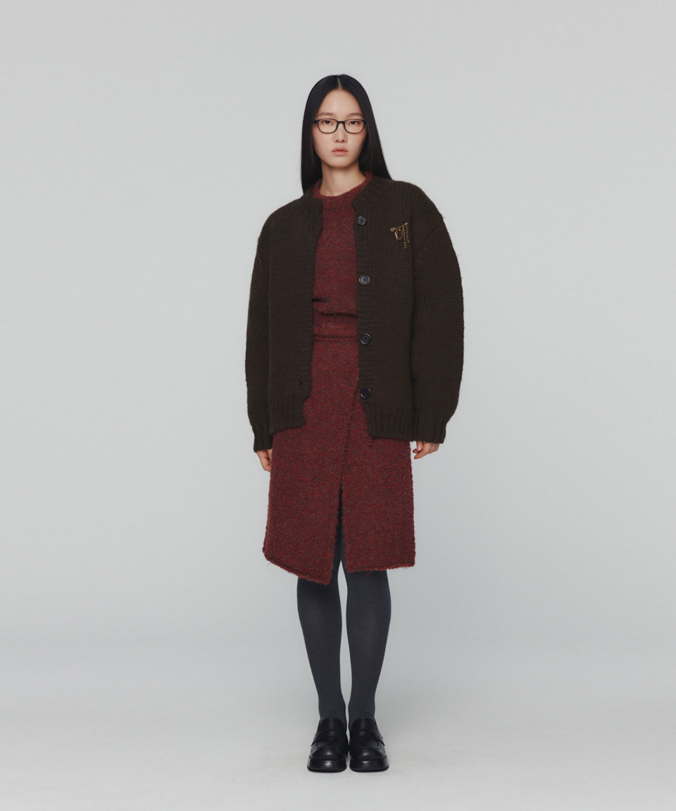【AMOMENTO】24fw MIX BOUCLE WRAP SKIRT MUSINSA | AMOMENTO MIX BOUCLE WRAP SKIRT