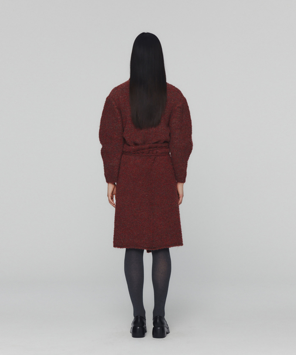 【AMOMENTO】24fw MIX BOUCLE WRAP SKIRT MUSINSA | AMOMENTO MIX BOUCLE WRAP SKIRT