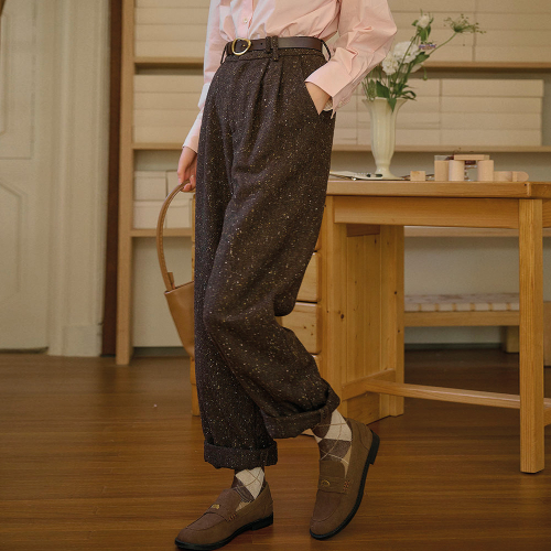 SR_Vintage шерсть brown брюки