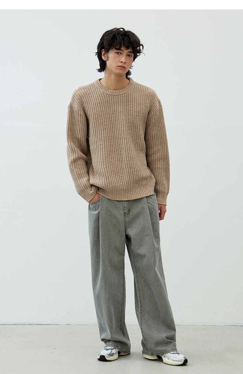 MUSINSA | NODU ADN Bokashi Hachi Round Semi Overfit Long