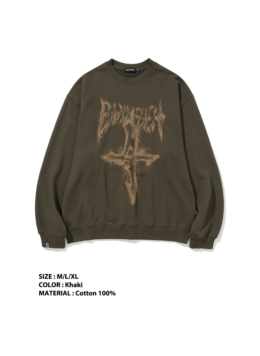 ★NOT4NERD★ B04 Symbol Crewneck Khaki MUSINSA | NOT4NERD B04 Symbol Crewneck - Khaki
