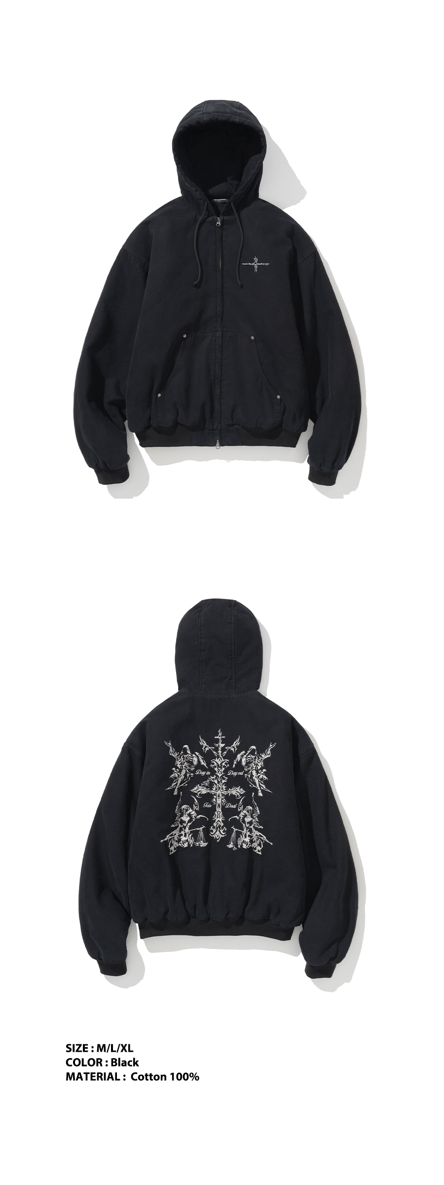 ◆NOT4NERD 4 Worshippers Oxford Hooded Work Jacket/3色◆ MUSINSA | NOT4NERD 4 Worshippers Oxford Hooded Work Jacket