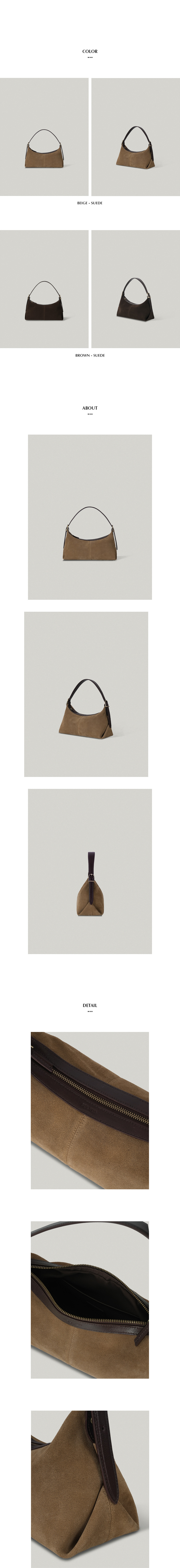 MUSINSA | FOLNUA MINI BATEAU BAG - SUEDE [2COLOR]