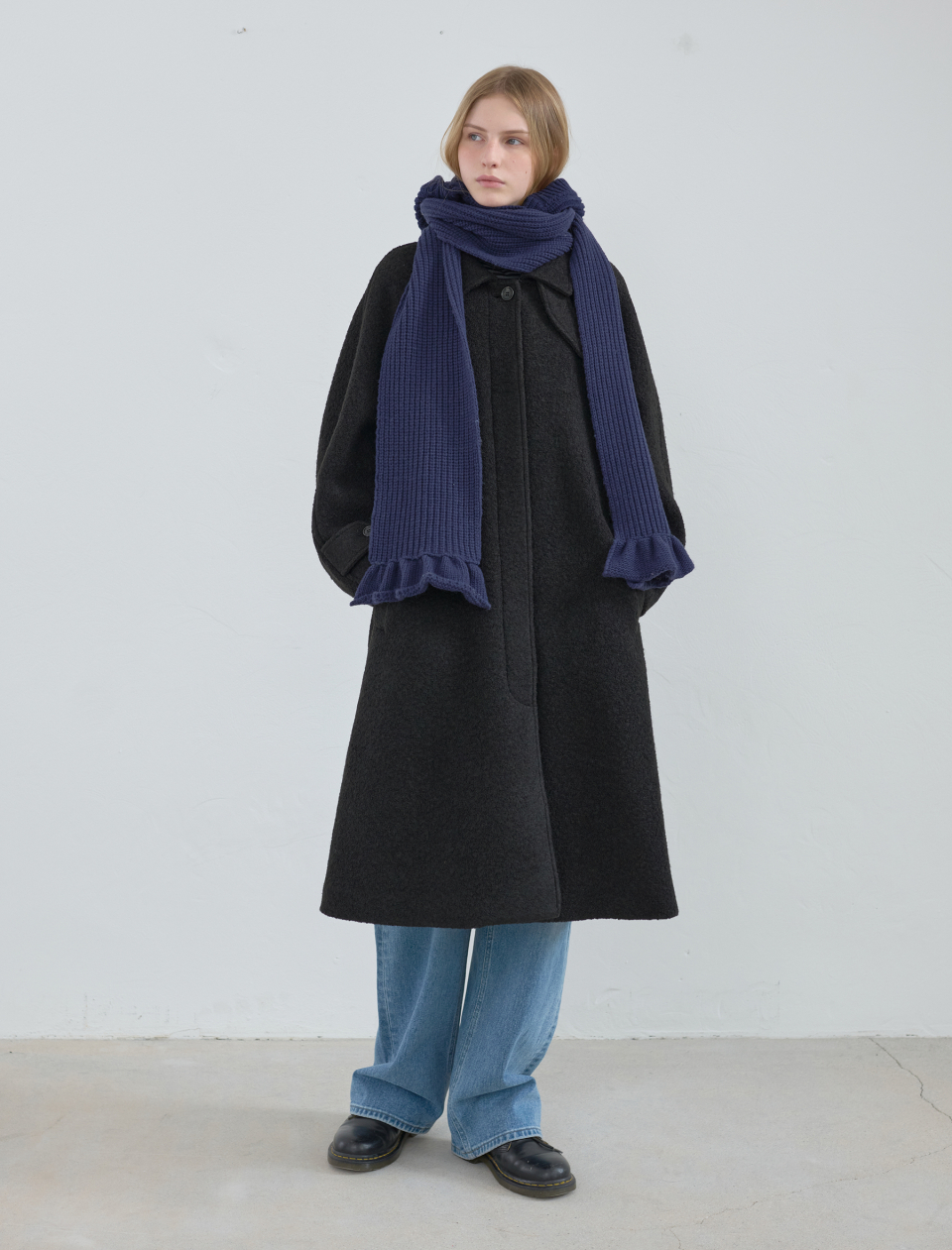 ◇ENZO BLUES◇ Ruffle Muffler (Mint) MUSINSA | ENZO BLUES Ruffle Muffler (Mint)