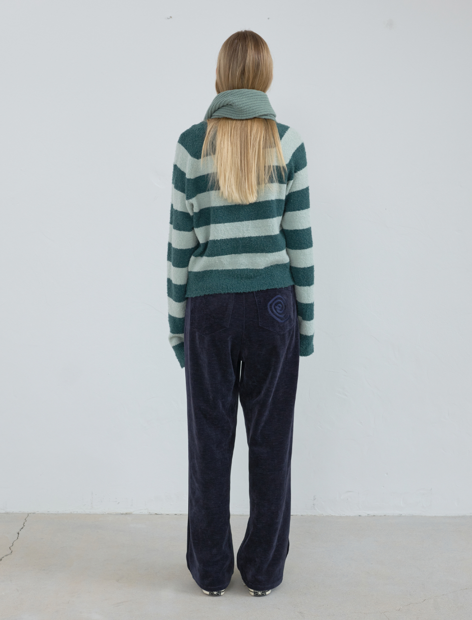◇ENZO BLUES◇ Ruffle Muffler (Mint) MUSINSA | ENZO BLUES Ruffle Muffler (Mint)
