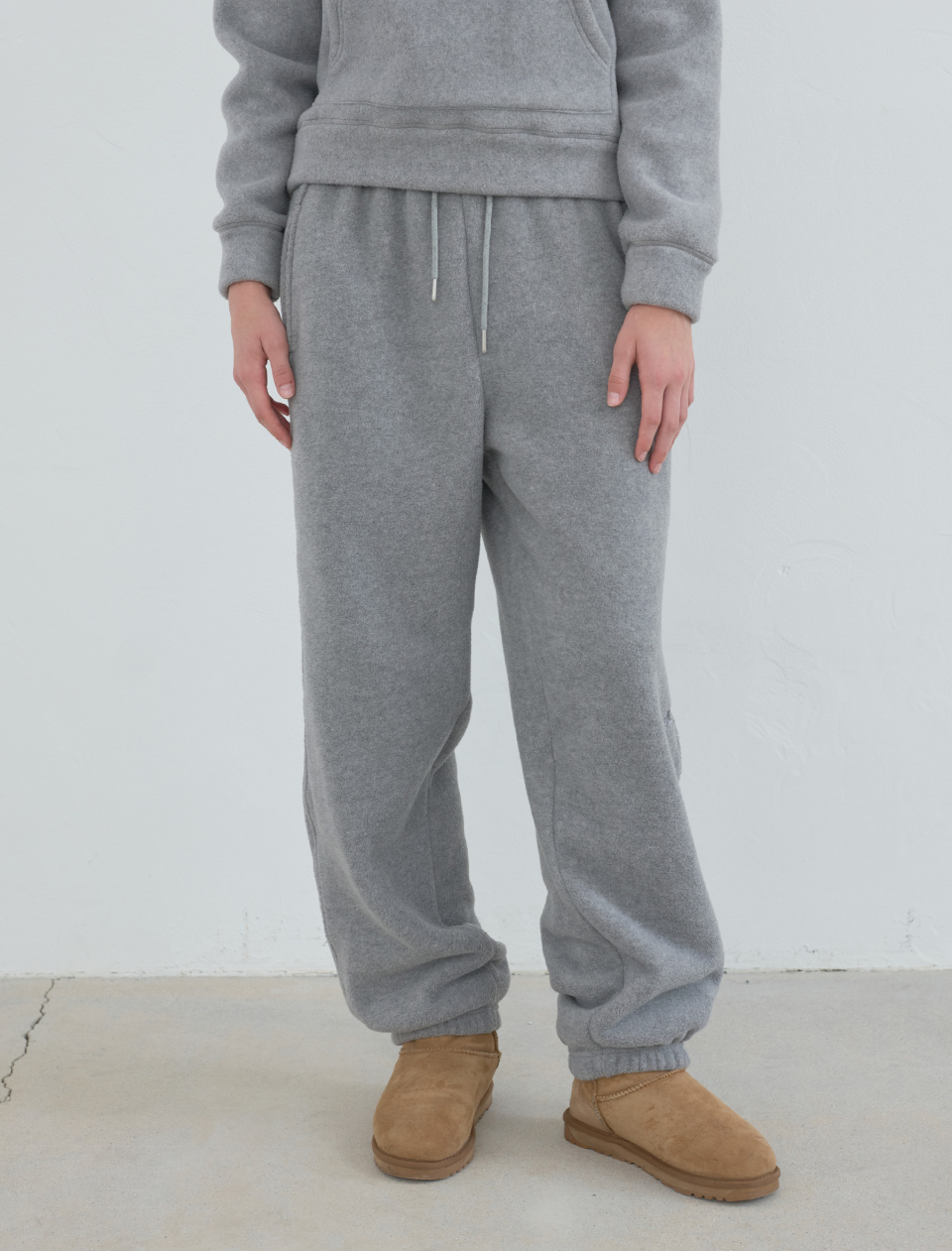 ENZO BLUES ♥ Fleece Jogger Pants /追跡付 MUSINSA | ENZO BLUES Fleece Jogger Pants (Grey)