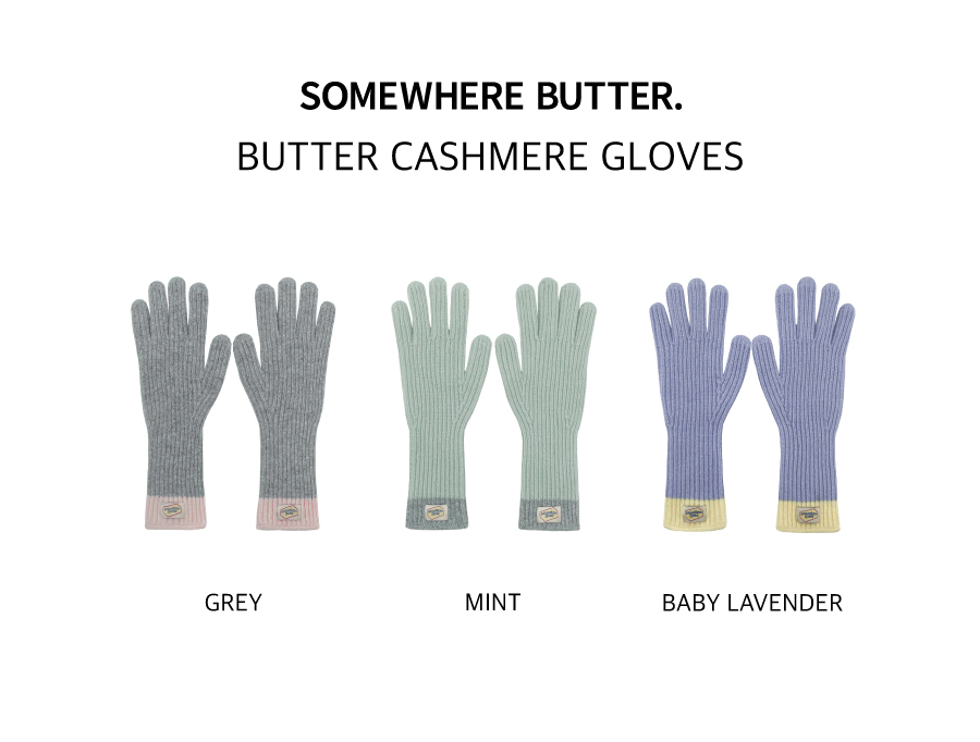 MUSINSA | SOMEWHEREBUTTER Butter Cashmere Gloves - 3color