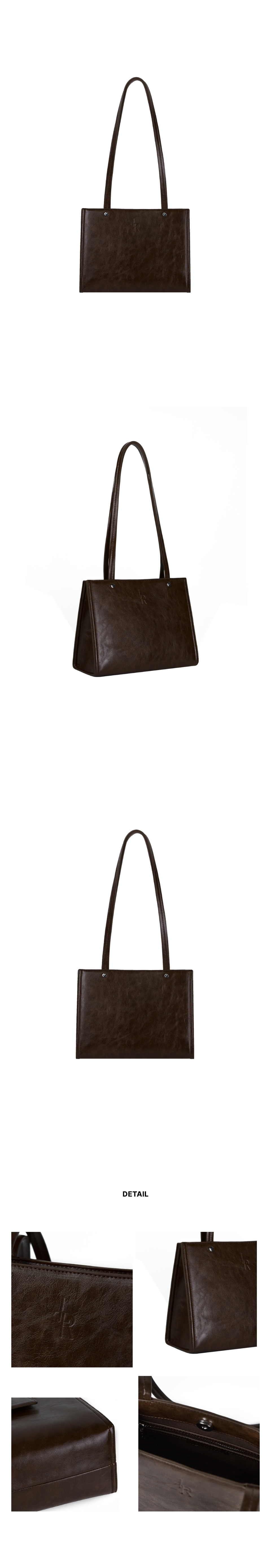 バッグ・カバンその他 [ LEATHERY ] Bolted Square Shoulder Bag / Mini Bolted Square Shoulder Bag / Mini [BLACK] - LEATHERY