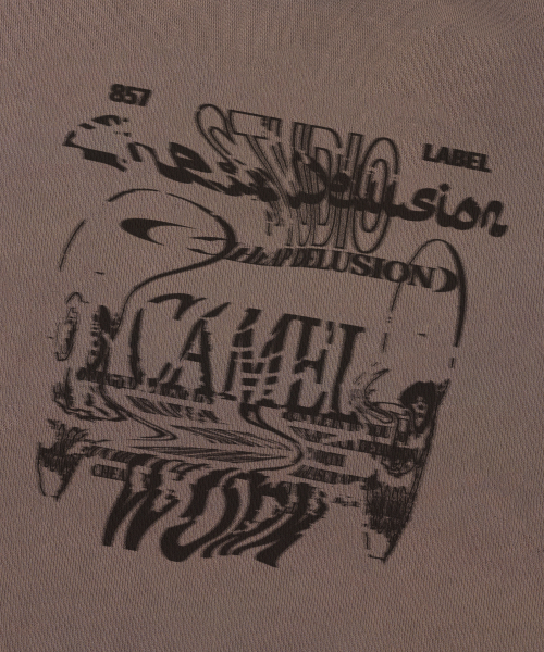 Свитшот Cheap Delusion Grunge (Pigment Brown)
