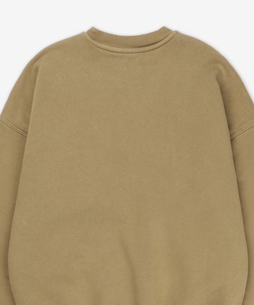 Свитшот с патчем-лого - Dark Beige / 807761Y36SV2298