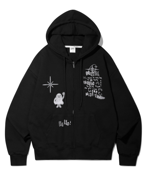 Оверсайз зипка Hello AZH868 (2 COLORS)