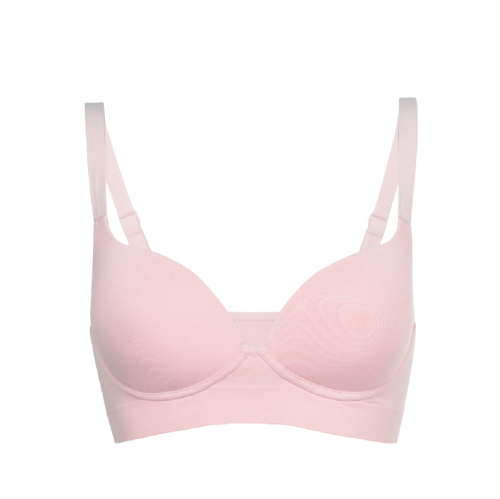 SKINON WIRELESS COSY BRA [PINK, BROWN 2PC]