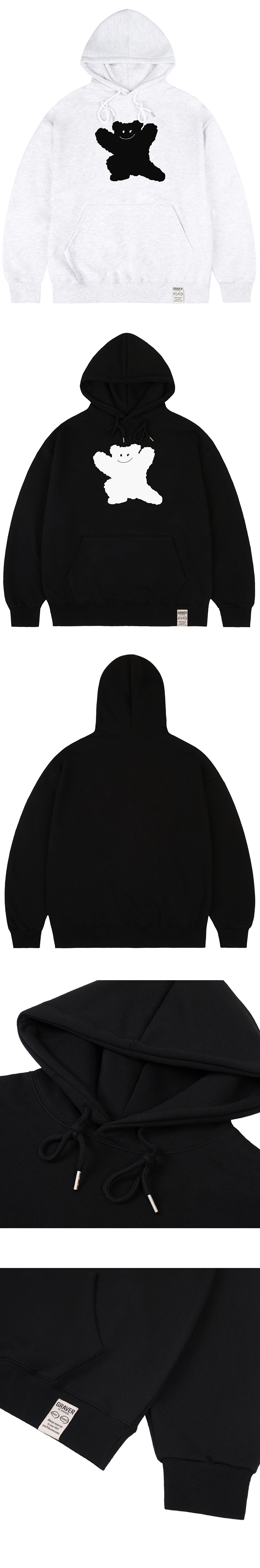 [GRAVER]★24FW★韓国人気★BIG BEAR SMILE SWEATSHIRT Designer fashion, Seoul-fully created | W Concept