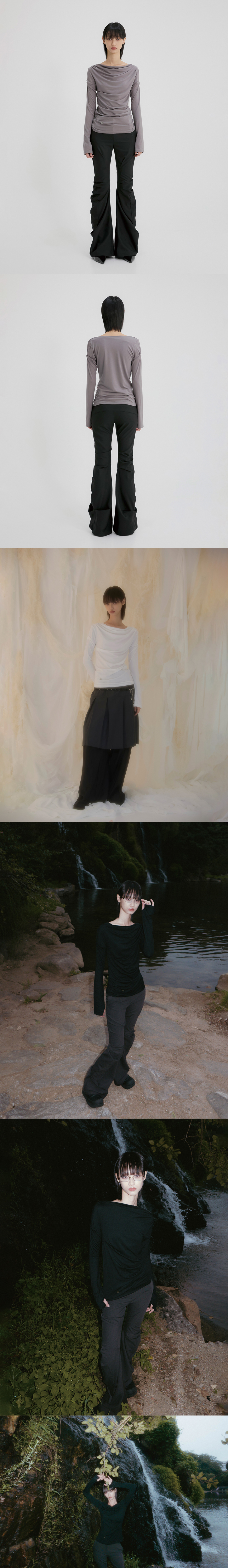 ●FLARE UP● 2.Drape Long Sleeve FL-146 (3色) MUSINSA | FLAREUP 2.Drape Long Sleeve (FL-146_White)