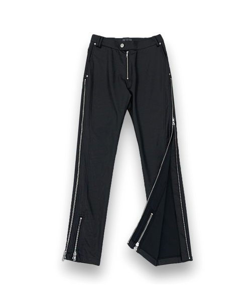 R-0014 / 2-TRACK ZIP BIKER PANTS(LEATHER)