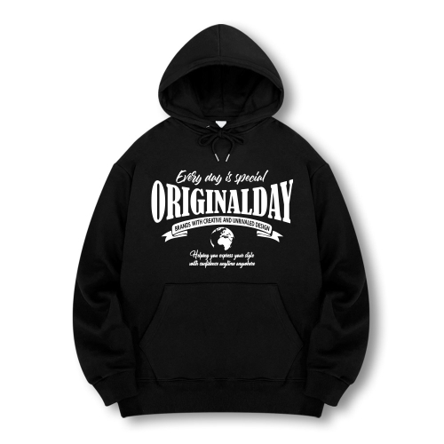 Худи Every day [Black] (на выбор с начесом)