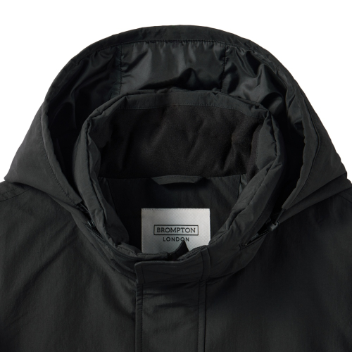 BRITISH CAMPER HOOD DOWN - BLACK (P244MDW510)