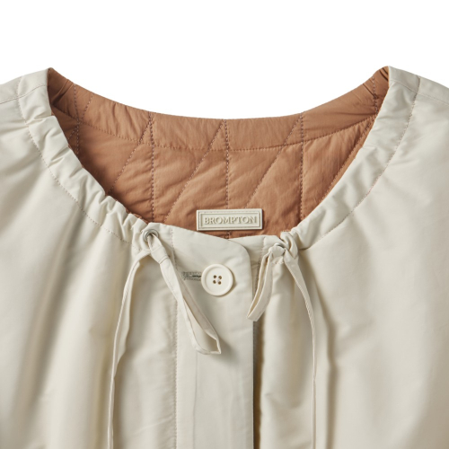 W EXPLORE QUILTED COAT - IVORY (P244WPD333)
