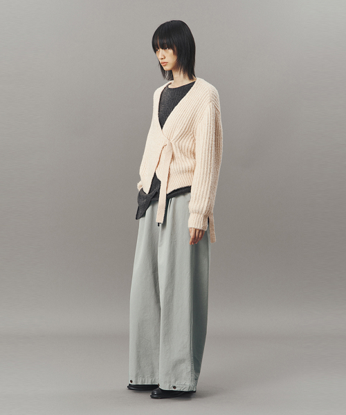 RIBBED BOLERO_CORAL