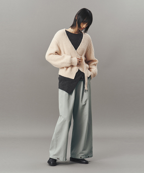RIBBED BOLERO_CORAL
