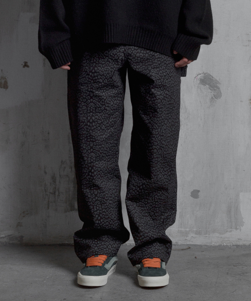 Leopard easy pants