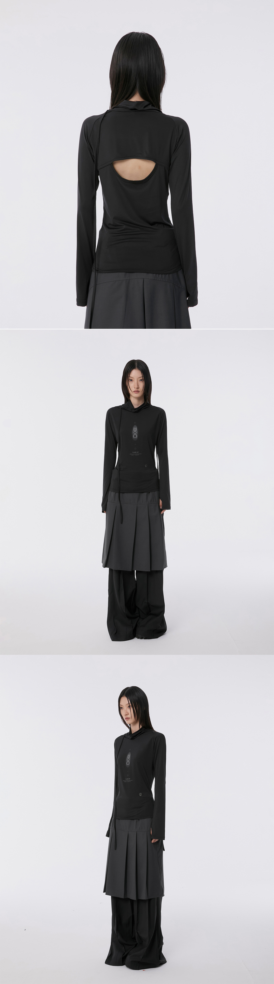 MUSINSA公式 | FLAREUP Turtleneck Long Sleeve (FL-142_White)