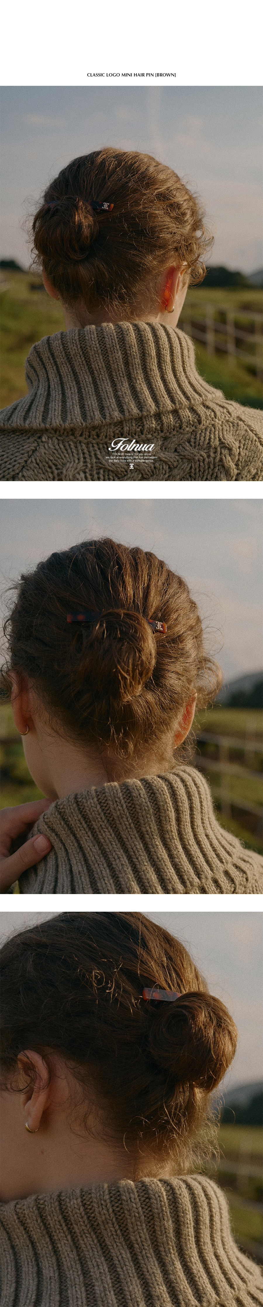 ◆FOLNUA◆ CLASSIC LOGO MINI HAIR PIN 2COLOR F24FWFBHA01 MUSINSA | FOLNUA CLASSIC LOGO MINI HAIR PIN [2COLOR]