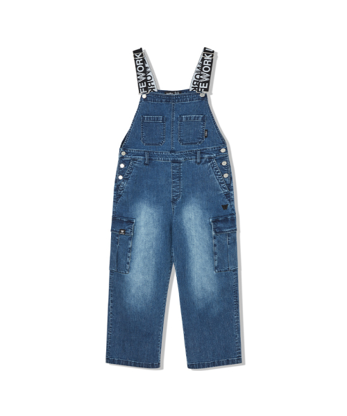 Женский джинсовый комбинезон Stone Washed