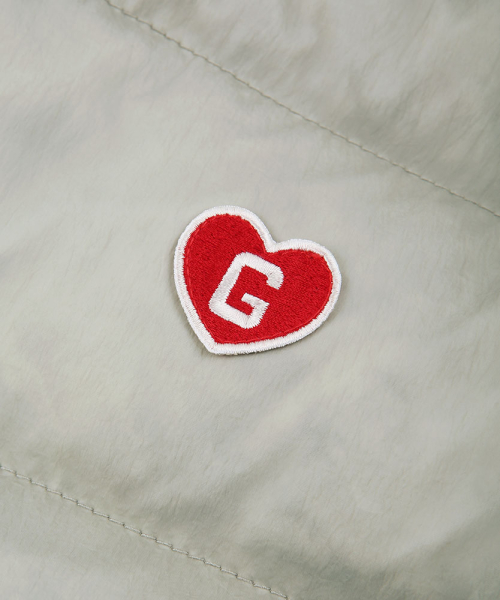 SIGNATURE HEART DUCK DOWN PUFFER [2 COLOR]