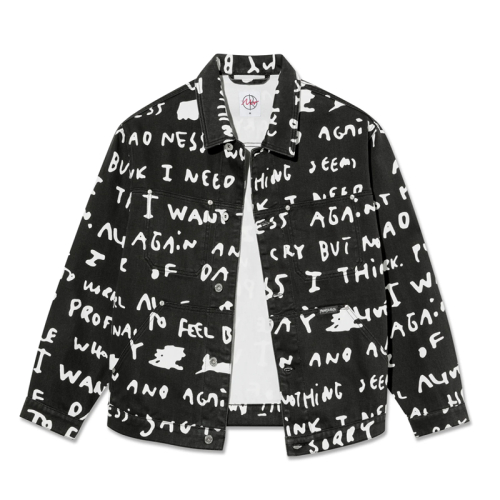Sad Notes Patrik Jacket [Black/White]