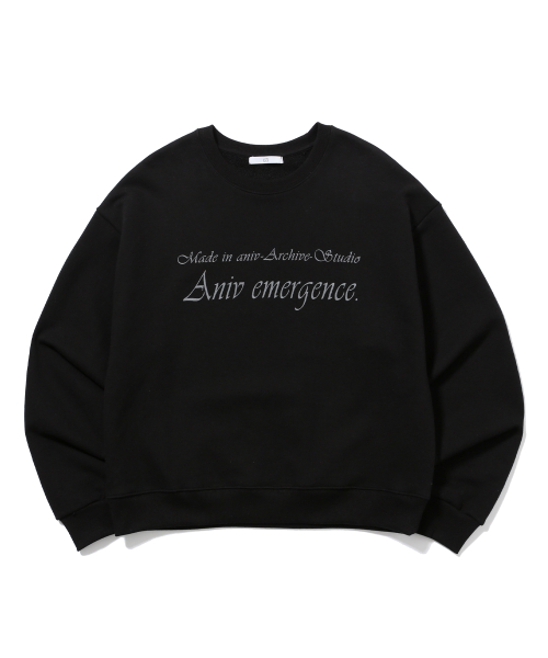 EMERGENCY SWEAT SHIRT BLACK