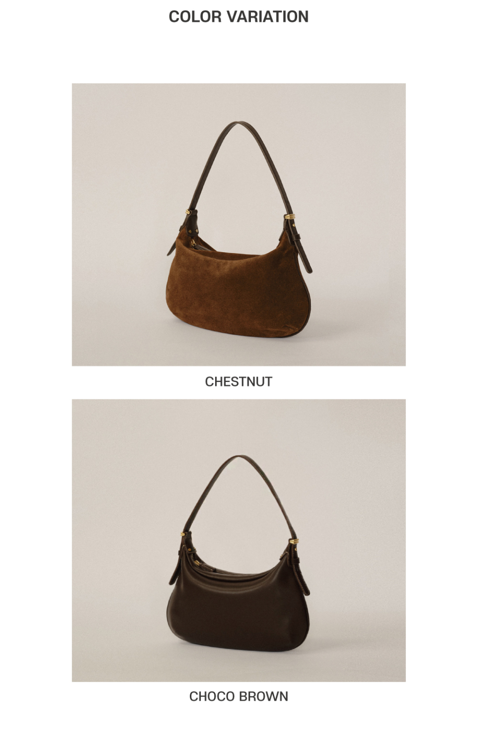 ★DE MERIEL★ Veneta Hobo Bag Small Chestnut VENETA MUSINSA | DEMERIEL Veneta Hobo Bag Small Chestnut