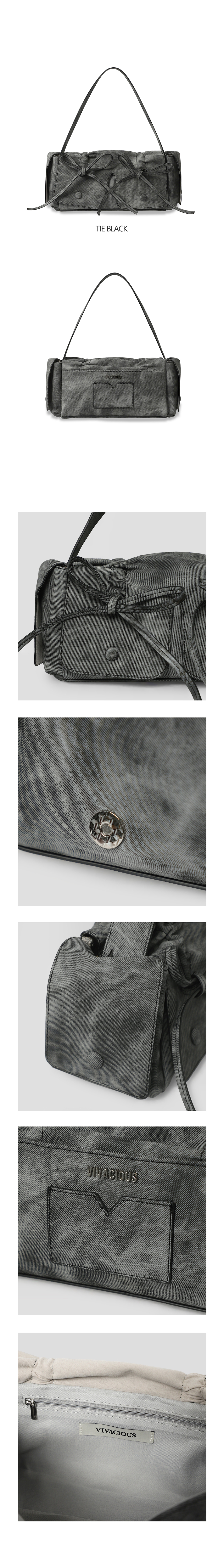 MUSINSA | VIVACIOUS Selena Ribbon Bag - 7COL
