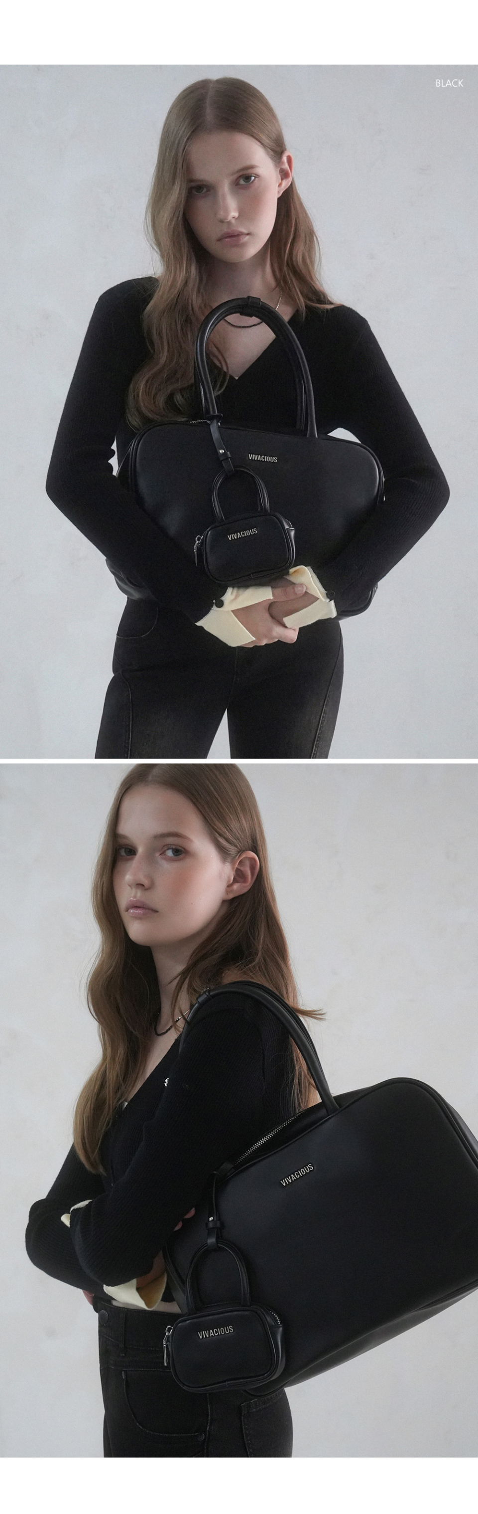 ＊韓国＊［VIVACIOUS］Scarlett Square Bag 5color Designer fashion, Seoul-fully created | W Concept