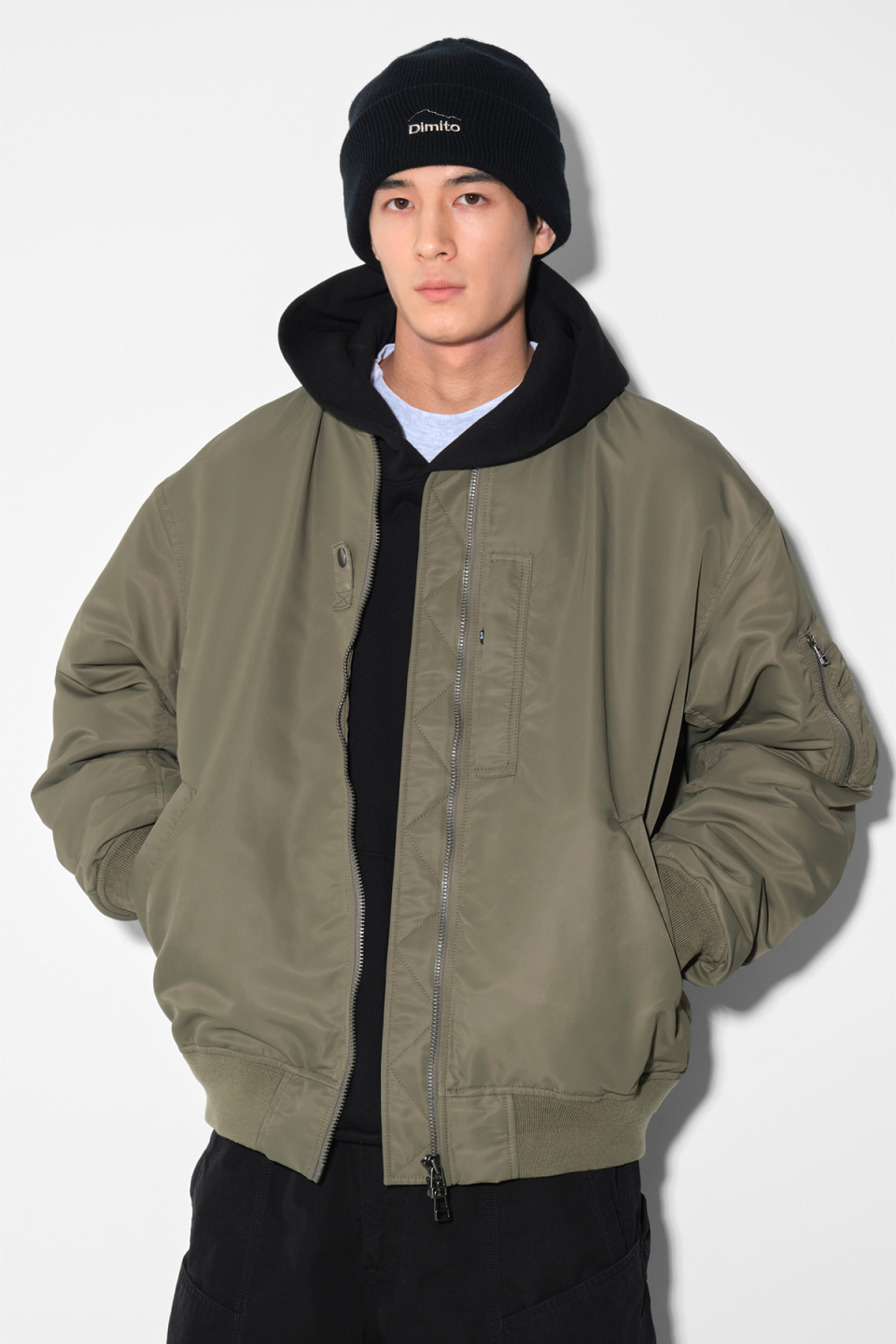 Dimito GTX MA-1 JACKET SLATE SAGE 新品 DIMITO【GORE-TEX MA-1 JK】2024-2025モデルスノーウェア。地域最速