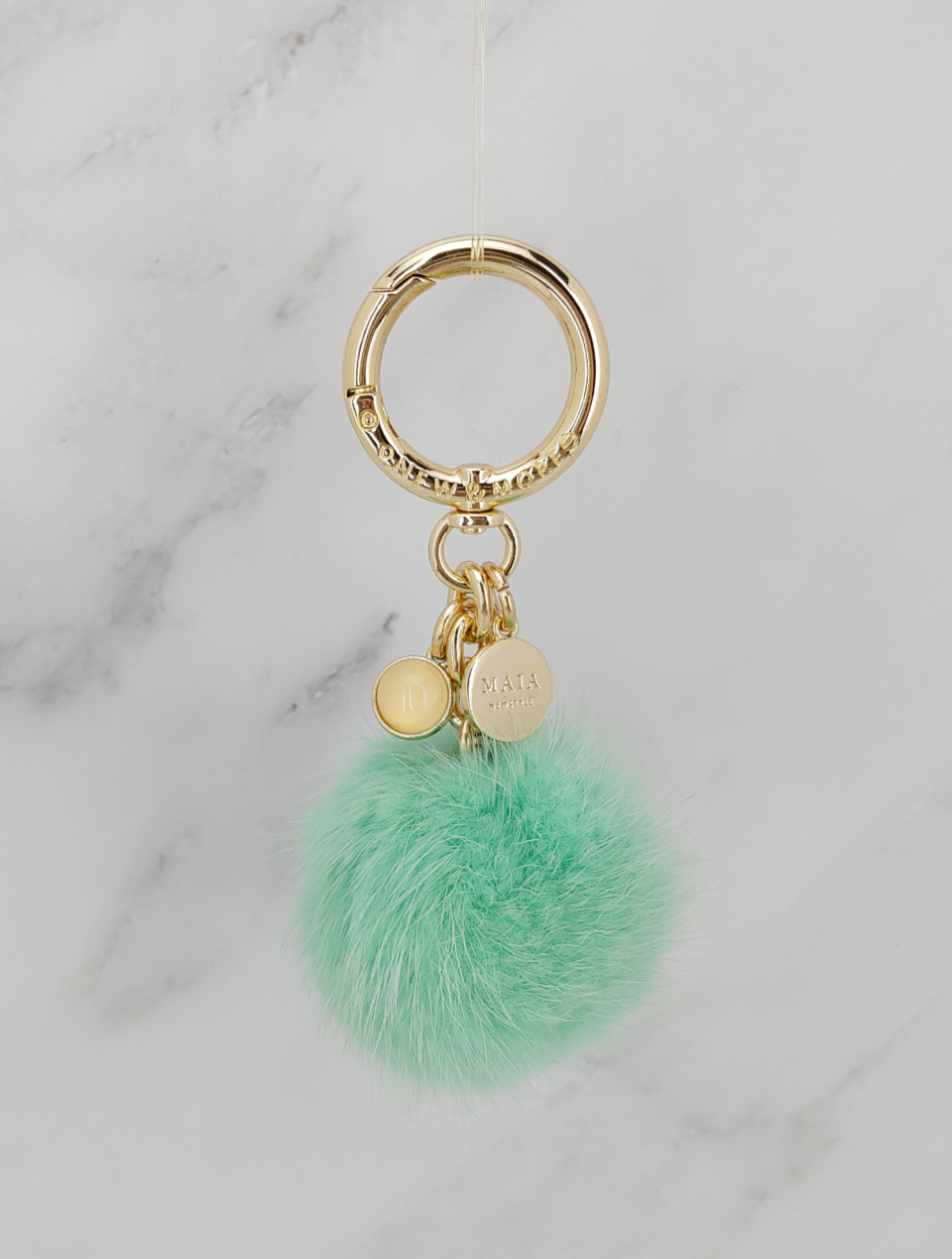 Keyring floating in the air