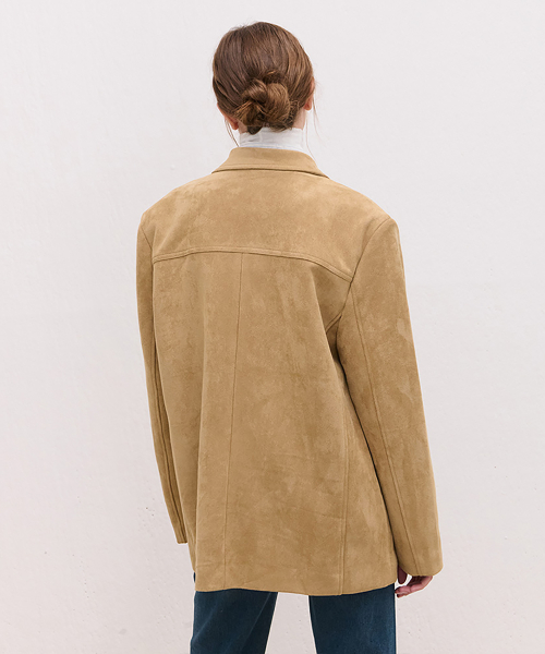 Замшевая куртка Beige