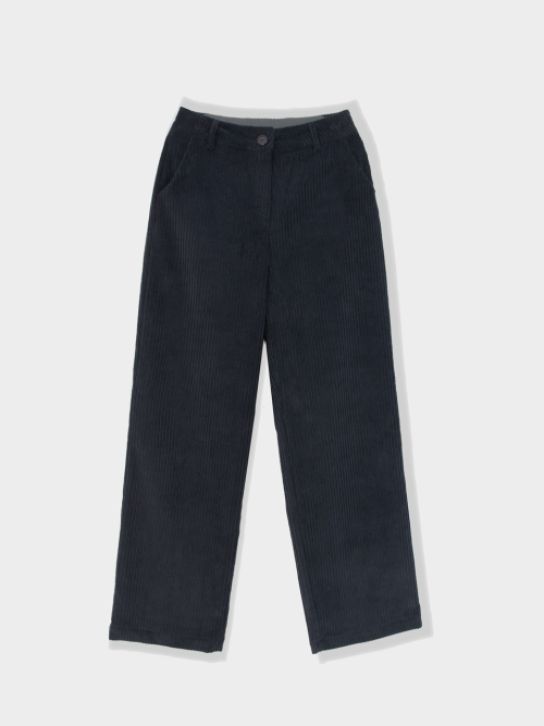 Вельветовые брюки в полоску Warm Navy
