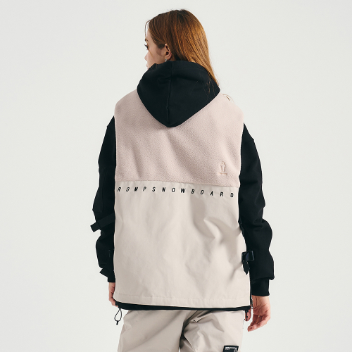TV FLEECE VEST (IVORY)