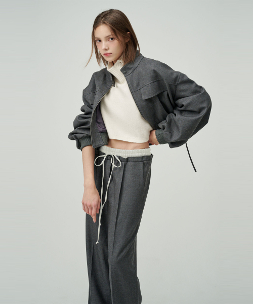 Jamie Padded Jacket _ Ash Grey