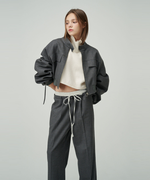 Jamie Padded Jacket _ Ash Grey