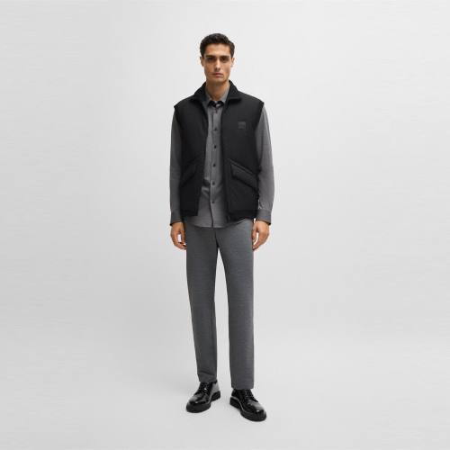 Вязаный жилет-пуховик regular fit 50522509_001