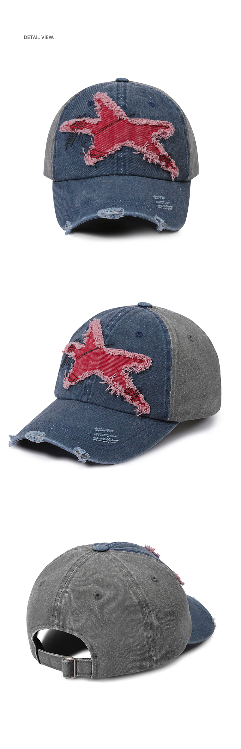 ★MAINBOOTH★Starfish Damage Ball Cap(BLUE)★正規品/直送料込 MAINBOOTH] Starfish Damage Ball Cap(BLUE) – SellerWork