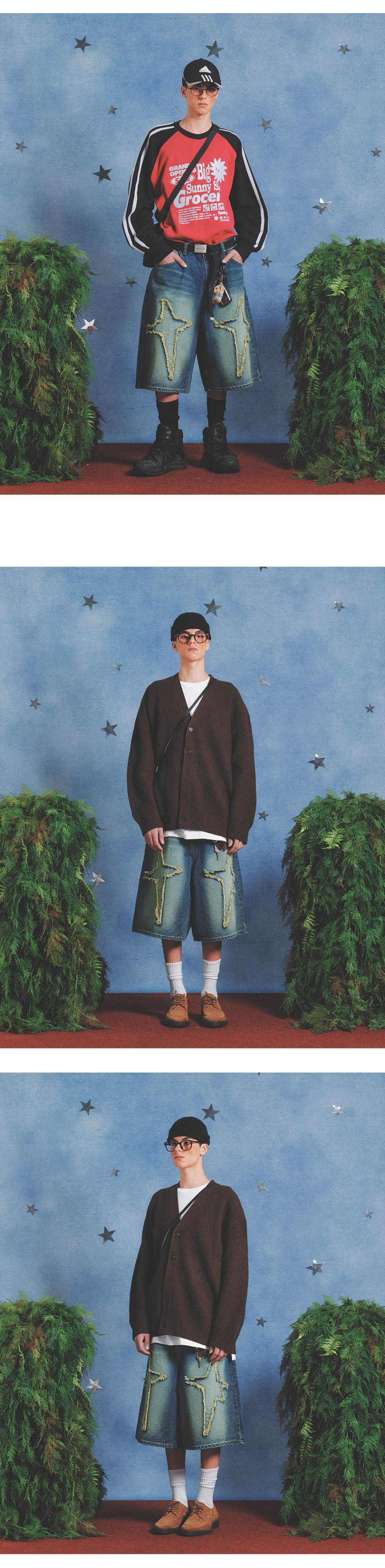 ★MAINBOOTH★Spark Denim Shorts(BLUE)★正規品/韓国直送料込 ☆MAINBOOTH☆Spark Denim Shorts(BLUE)☆正規品/韓国直送料込