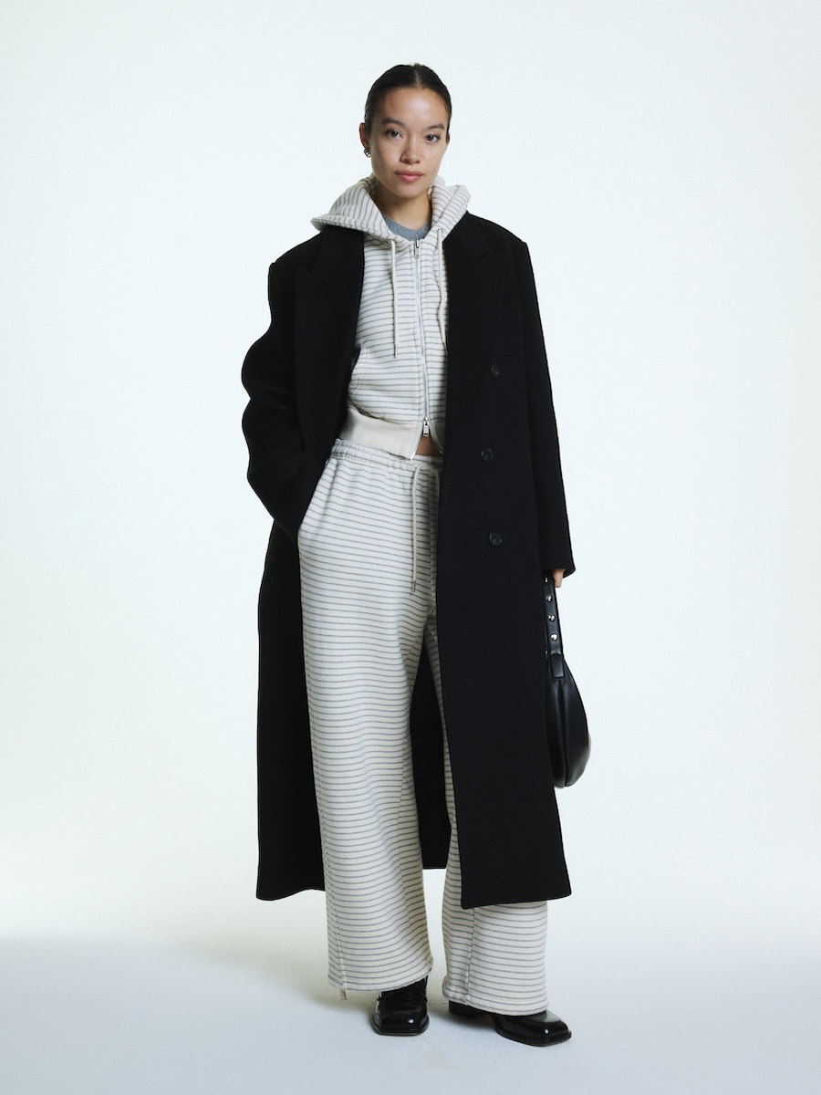 MUSINSA | GLOWNY G WOOL COAT - LONG (BLACK)