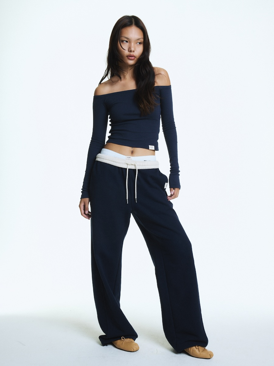 【glowny】 G CONTRAST SWEATPANTS ★送料関税込み★ MUSINSA公式 | GLOWNY G CONTRAST SWEATPANTS (NAVY)
