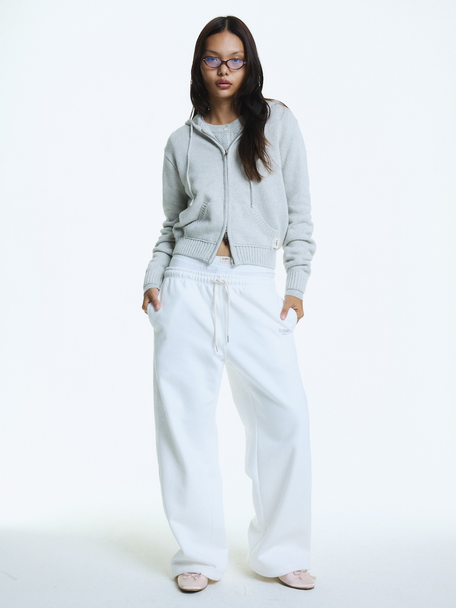 G CLASSIC KNIT ZIP UP (GRAY) 상세 이미지 7