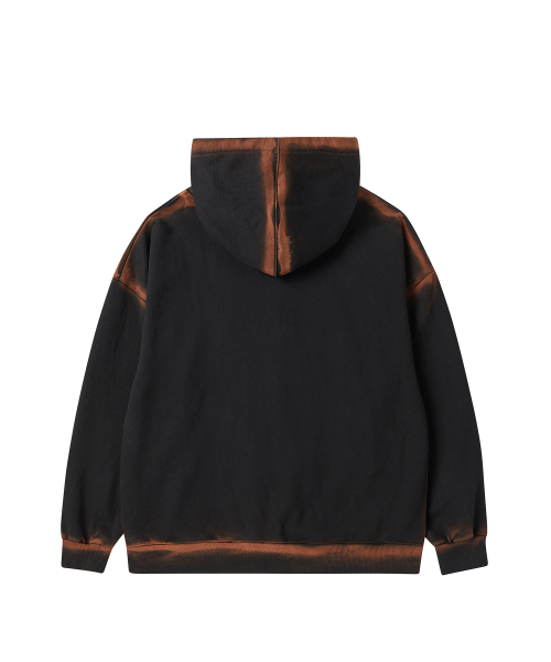 Худи с кожаным патчем Archive Specially Garments Black
