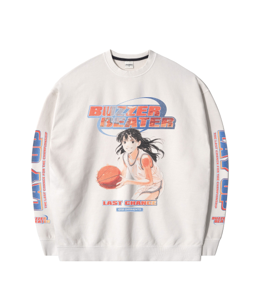 RG Buzzer Beater Vintage Washed Sweatshirt (Ecru)